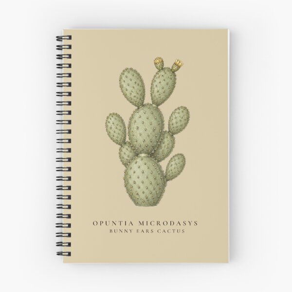 Item preview, Bunny Ears Cactus Vintage Botanical Illustration Opuntia Microdasys designed and sold by Panom Suavichien.