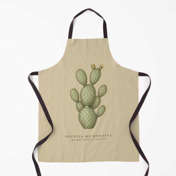 Item preview, Bunny Ears Cactus Vintage Botanical Illustration Opuntia Microdasys designed and sold by Panom Suavichien.