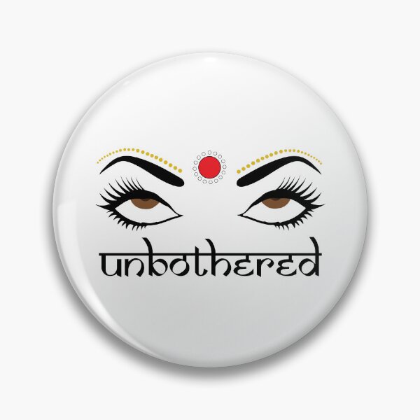 Item preview, Unbothered Desi Girl Funny Quote Slogan designed and sold by alltheprints.