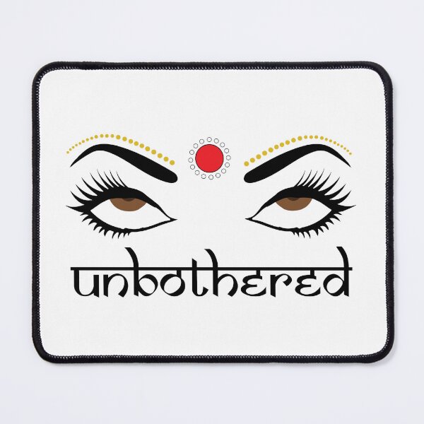 Item preview, Unbothered Desi Girl Funny Quote Slogan designed and sold by alltheprints.