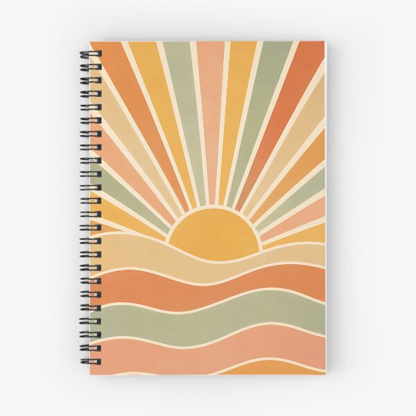 Item preview, Vintage Sunburst Waves Landscape   designed and sold by Jaideep Walia.