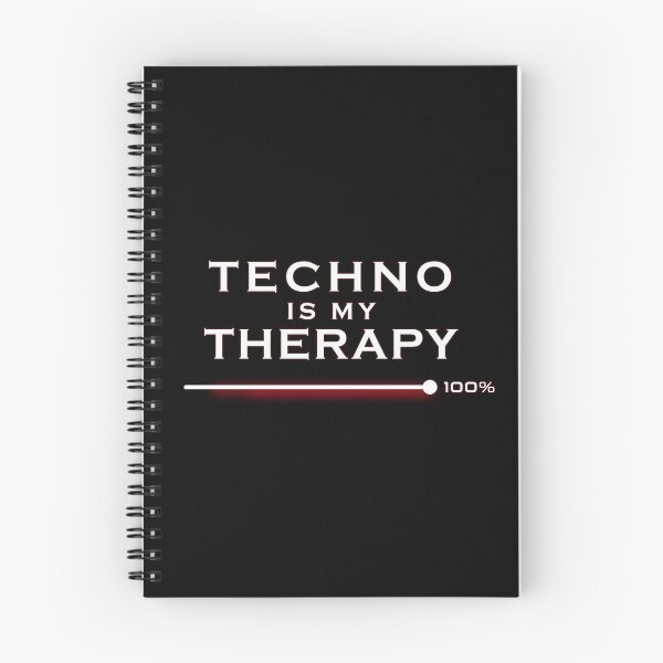 Item preview, Techno Is My Therapy Minimalist Design designed and sold by BEASTATE.