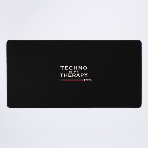 Item preview, Techno Is My Therapy Minimalist Design designed and sold by BEASTATE.