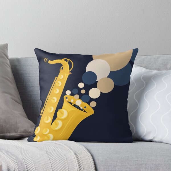 Item preview, Saxophone Sound Waves | Abstract Jazz Illustration | Bauhaus Inspired Music Print | Mid Century Modern Design designed and sold by Studio pod Burom.