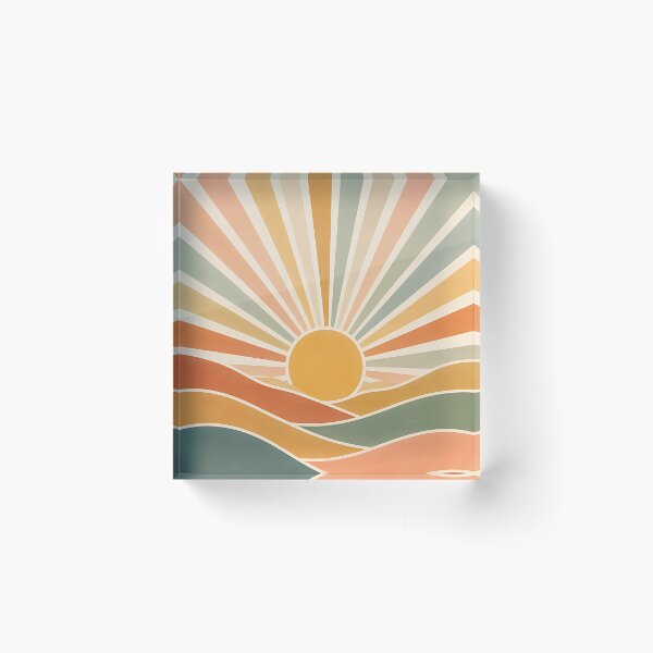Item preview, Boho Sunrise Horizon Landscape   designed and sold by Jaideep Walia.