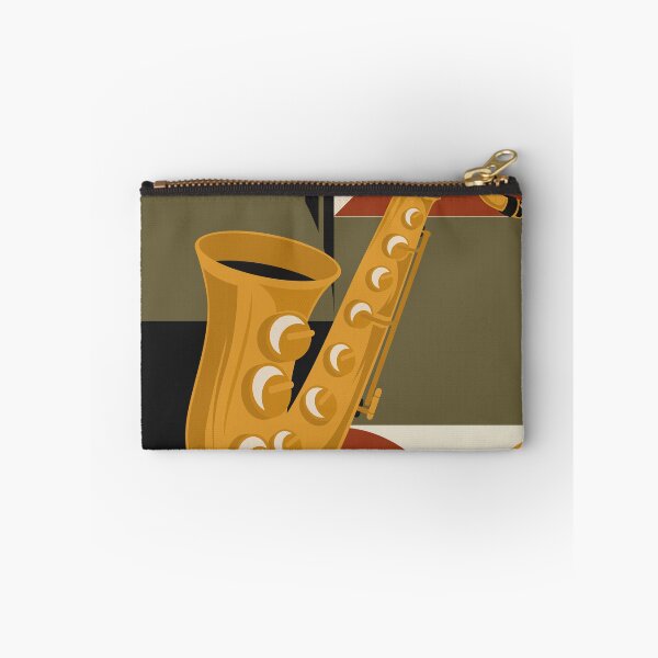 Item preview, Bauhaus Saxophone Print | Vintage Geometric Music Design | Mid Century Modern Jazz Illustration | Earth Tone Abstract designed and sold by Studio pod Burom.