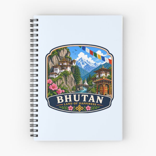 Item preview, Bhutan - Tiger's Nest Monastery and Himalaya Mountains designed and sold by Myra365Art.