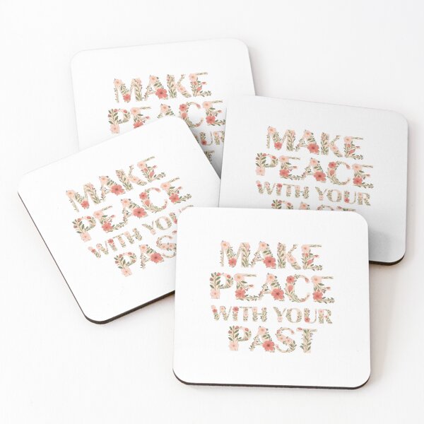 Item preview, Make Peace With Your Past Floral Typography designed and sold by Dzblack.
