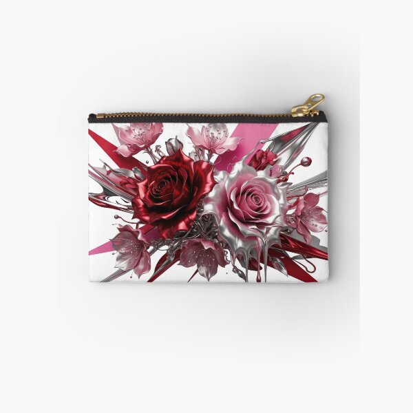 Item preview, Clean RED AND SILVER ROSES designed and sold by dazzlemakers.