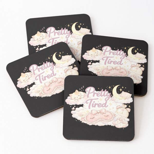 Item preview, Pretty Tired | Cute Sleepy Cat Design designed and sold by VasiArtLab.