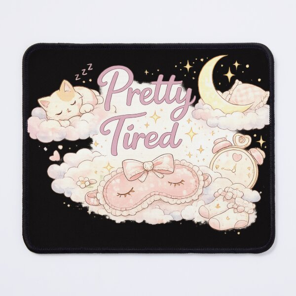Item preview, Pretty Tired | Cute Sleepy Cat Design designed and sold by VasiArtLab.