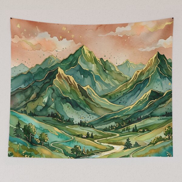 Item preview, Green Mountains  designed and sold by GraphicsClub.