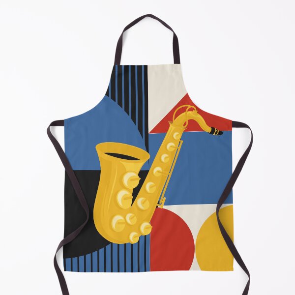 Item preview, Bauhaus Saxophone Print | Minimalist Jazz Instrument Art | Mid-Century Modern Music Print | Geometric Saxophone Illustration designed and sold by Studio pod Burom.