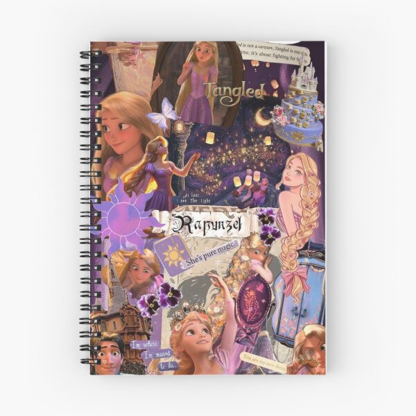 Item preview, Rapunzel Tangled Purple Aesthetic Dreamy Princess Collage designed and sold by lilacWhim.