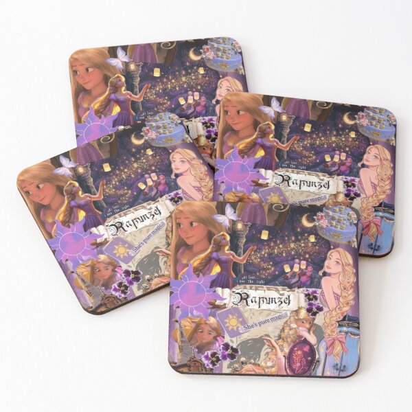 Item preview, Rapunzel Tangled Purple Aesthetic Dreamy Princess Collage designed and sold by lilacWhim.