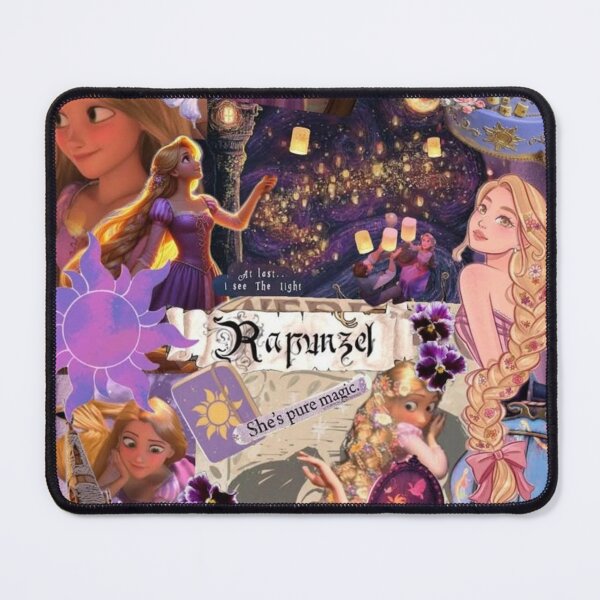 Item preview, Rapunzel Tangled Purple Aesthetic Dreamy Princess Collage designed and sold by lilacWhim.