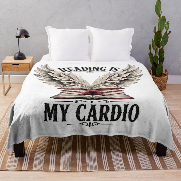 Item preview, Reading Is My Cardio — Funny Book Lover Winged Books Shirt designed and sold by Uglyandcute.