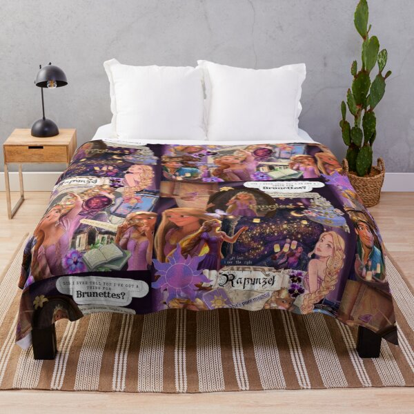Item preview, Rapunzel Tangled Purple Aesthetic Dreamy Princess Collage designed and sold by lilacWhim.