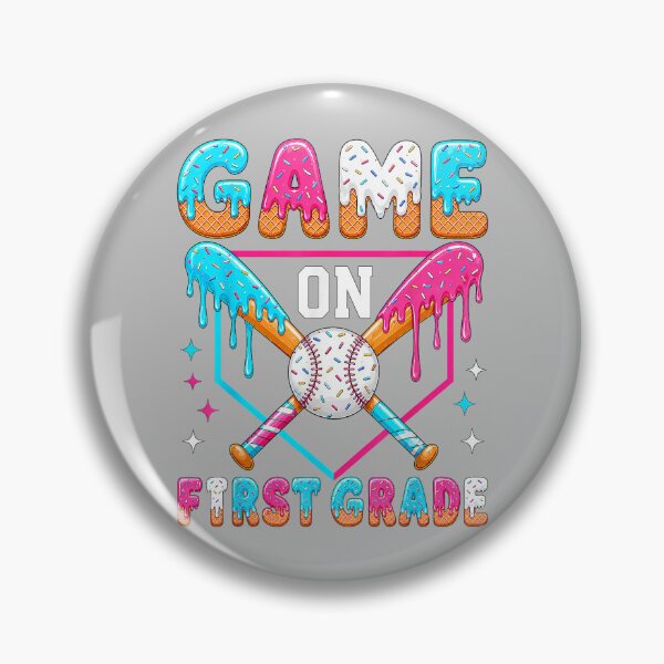 Item preview, First Day of First Grade Baseball Drip for Boys 1st School designed and sold by mjohnson9.