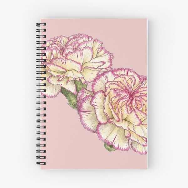 Item preview, Botanical Illustration of a Pink Carnation designed and sold by GanethViolette0.
