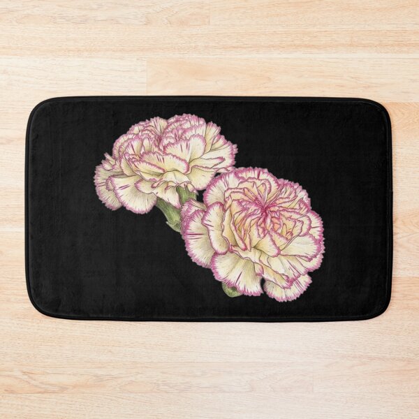 Item preview, Botanical Illustration of a Pink Carnation designed and sold by GanethViolette0.