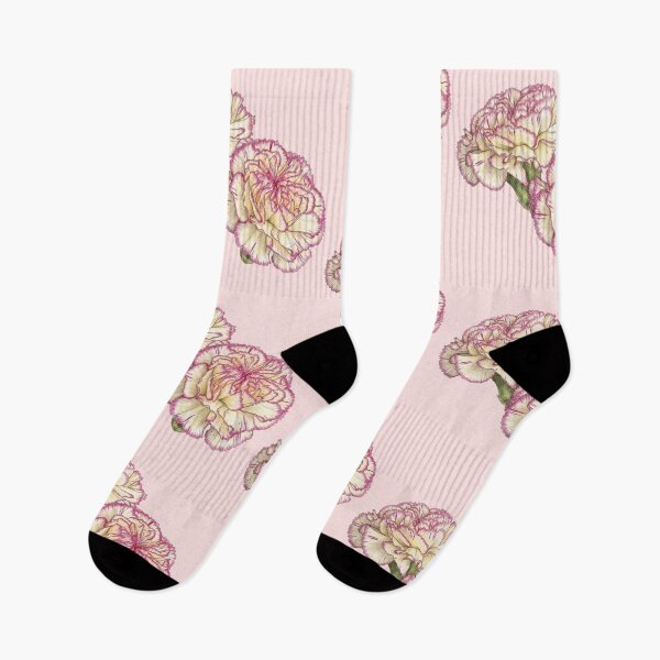 Item preview, Botanical Illustration of a Pink Carnation designed and sold by GanethViolette0.