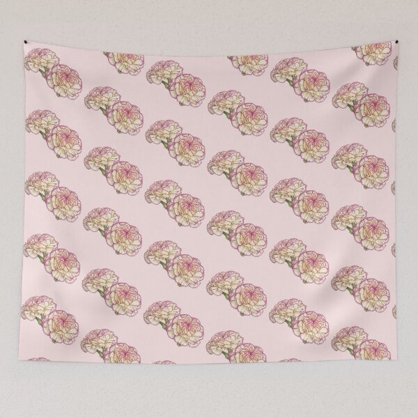 Item preview, Botanical Illustration of a Pink Carnation designed and sold by GanethViolette0.