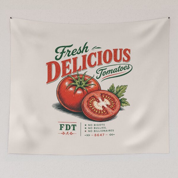 Item preview, FDT, Fresh Delicious Tomatoes, Funny Political, Subtle Anti Trump, Gift For Gardener designed and sold by Cchotlan.