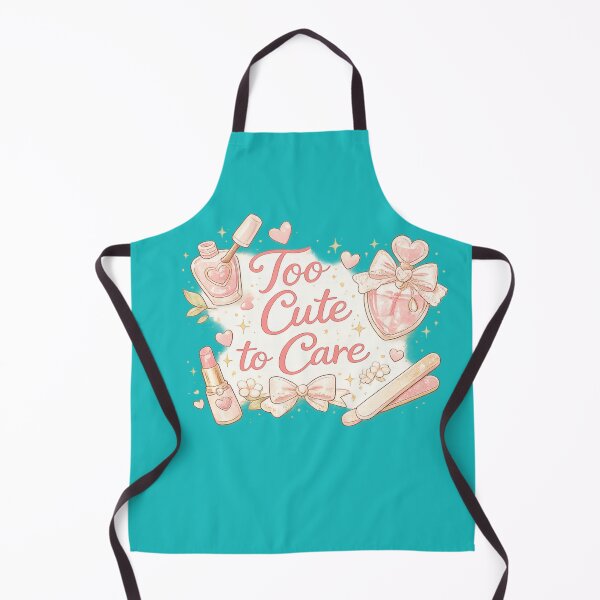 Item preview, Too Cute to Care | Funny Pink Beauty Design designed and sold by VasiArtLab.