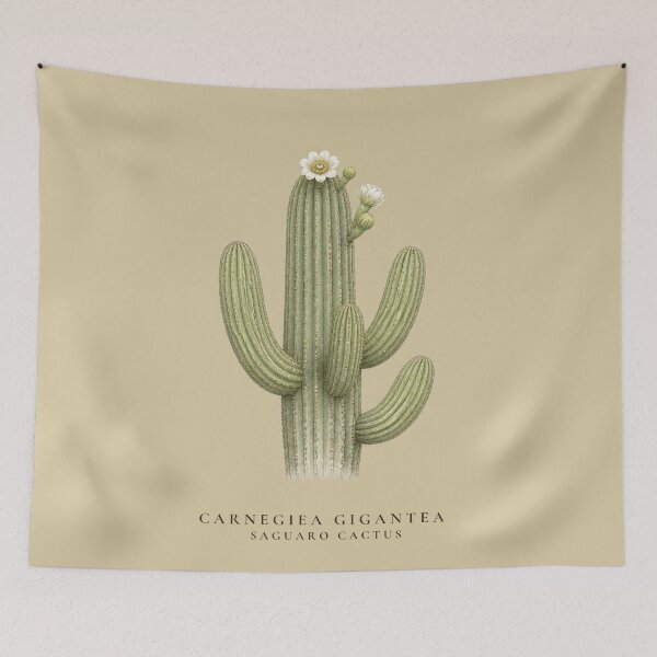 Item preview, Saguaro Cactus Vintage Botanical Illustration Carnegiea Gigantea designed and sold by Panom Suavichien.