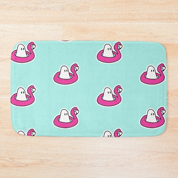 Item preview, Ghost on Flamingo Floaty designed and sold by Cute-Chaotic-Co.