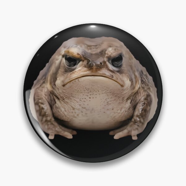 Item preview, Grumpy Toad Sitting On White Background designed and sold by Linework Studio.