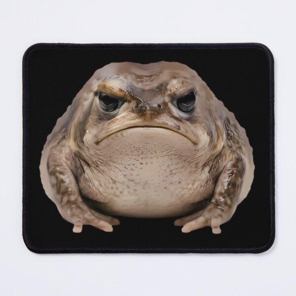 Item preview, Grumpy Toad Sitting On White Background designed and sold by Linework Studio.