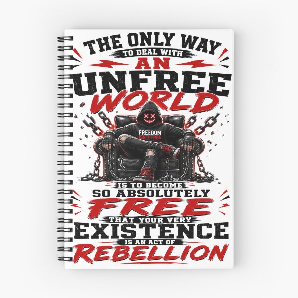 Item preview, The Only Way To Deal With An Unfree World Is To Become So Absolutely Free That Your Very Existence Is An Act Of Rebellion designed and sold by KLERIKSTORE.