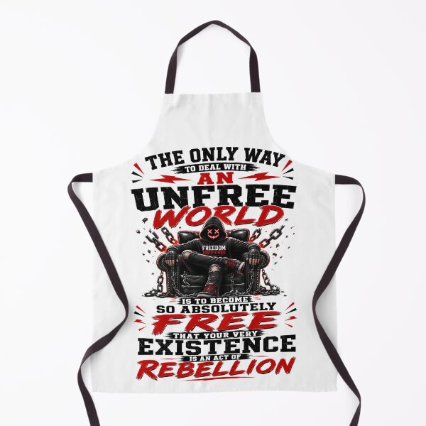 Item preview, The Only Way To Deal With An Unfree World Is To Become So Absolutely Free That Your Very Existence Is An Act Of Rebellion designed and sold by KLERIKSTORE.