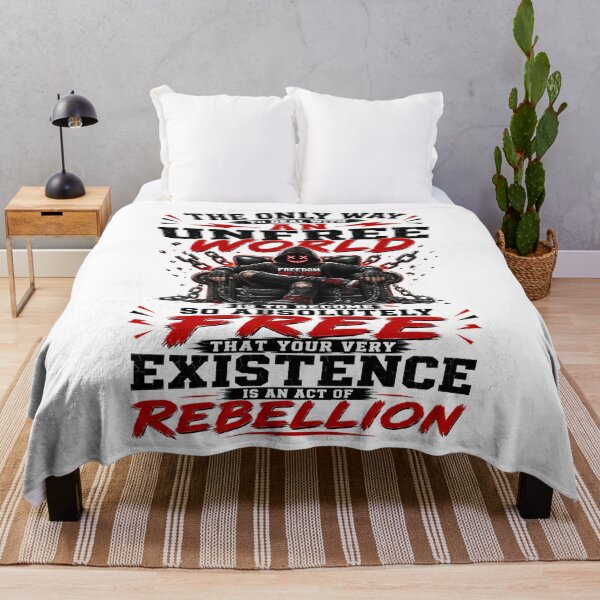 Item preview, The Only Way To Deal With An Unfree World Is To Become So Absolutely Free That Your Very Existence Is An Act Of Rebellion designed and sold by KLERIKSTORE.