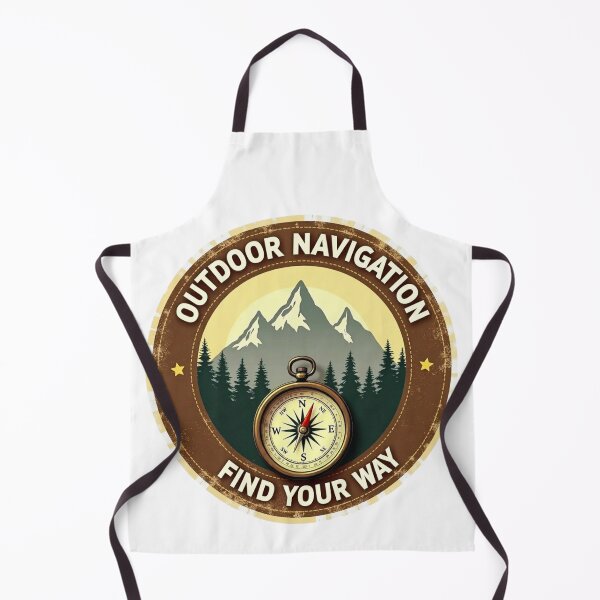 Item preview, Vintage Compass Mountain Patch Design designed and sold by GabeMountainArt.