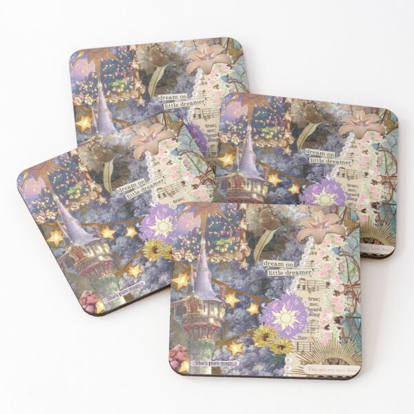 Item preview, Rapunzel Tangled Dreamy Purple Aesthetic Collage | Princesscore designed and sold by lilacWhim.