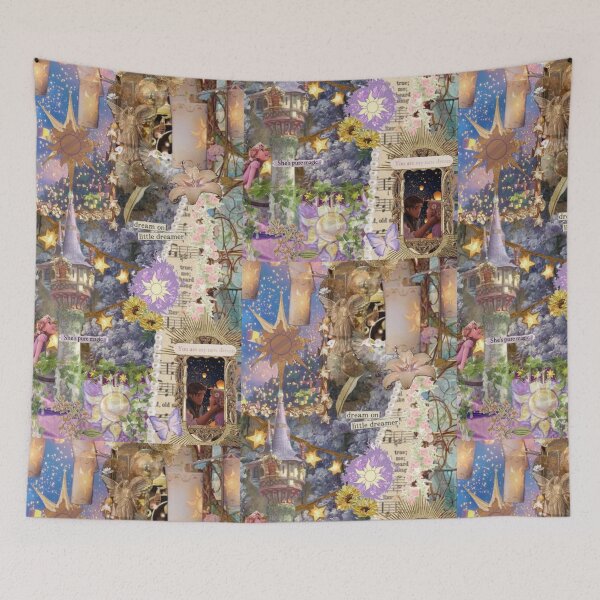 Item preview, Rapunzel Tangled Dreamy Purple Aesthetic Collage | Princesscore designed and sold by lilacWhim.