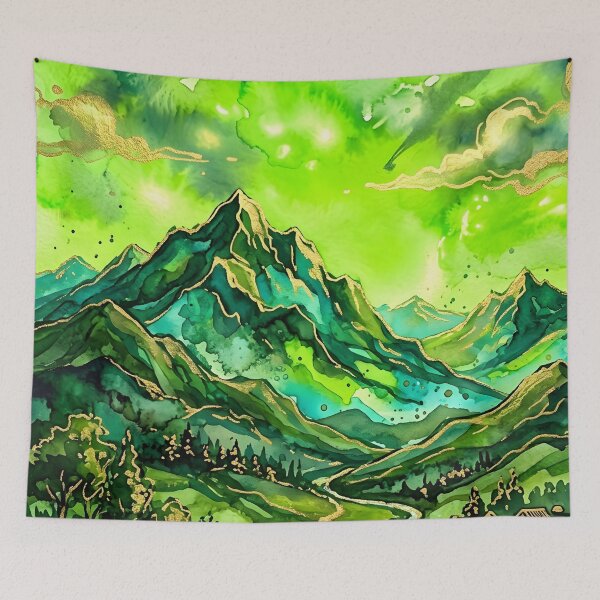Item preview, Green Mountains  designed and sold by GraphicsClub.