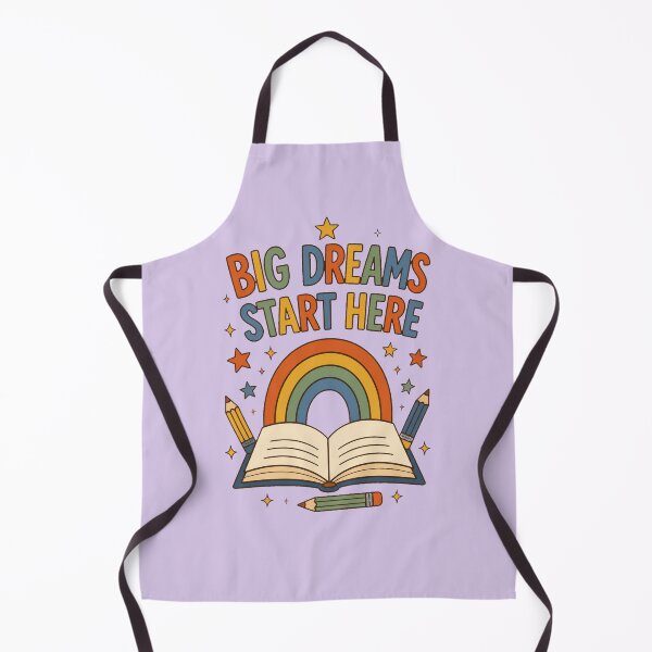 Item preview, Big Dreams Start Here School Rainbow designed and sold by junkydotcom.