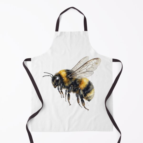 Item preview, Vintage Watercolor Bumble Bee Botanical Illustration for Beekeeper and Nature Lover designed and sold by raedattia.