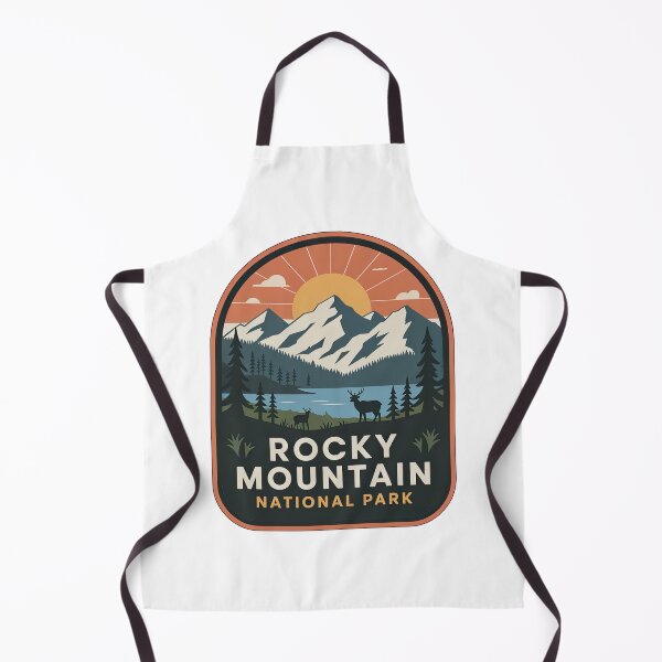 Item preview, Rocky Mountain National Park Vintage Travel Badge designed and sold by Teelogic.