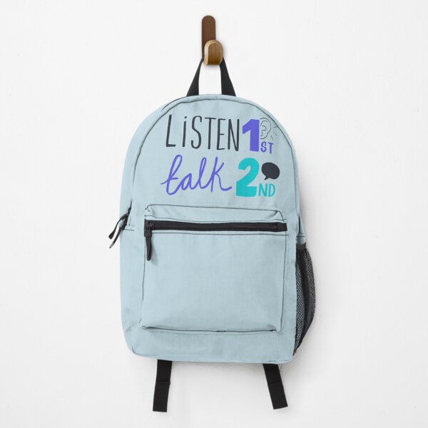 Item preview, Listen First Talk Second Funny Communication Quote designed and sold by Rush2Buy.