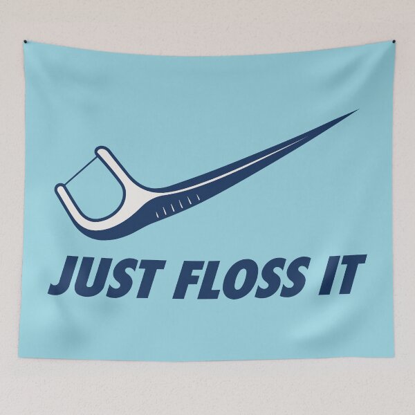 Item preview, Just Floss It Dental Humor designed and sold by pixiedustpaint.