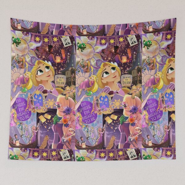 Item preview, Rapunzel Tangled Dreamy Purple Aesthetic Collage | Princesscore designed and sold by lilacWhim.