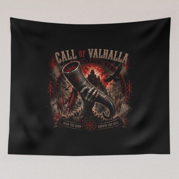 Item preview, Call of Valhalla – Viking War Horn | Norse Warrior designed and sold by Bizon2910.