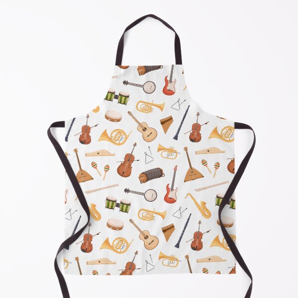 Item preview, Musical Instruments in Allover Design designed and sold by TeeGeeTees.