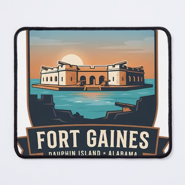 Item preview, Fort Gaines Dauphin Island Alabama designed and sold by DetourDgn.
