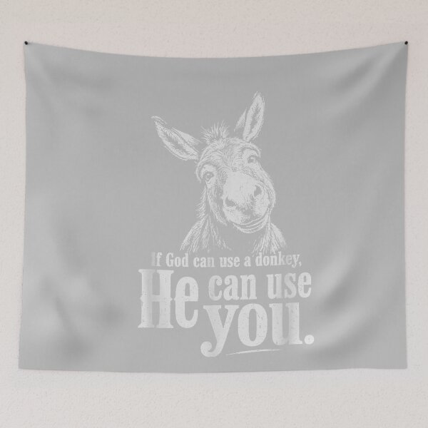 Item preview, Funny Christian If God Can Use A Donkey He Can Use You designed and sold by mjohnson9.